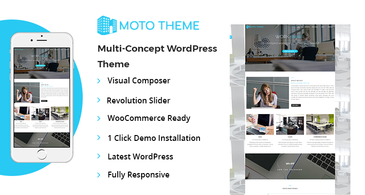 Shared Office Spaces WordPress Theme